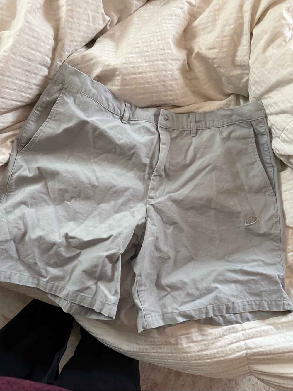 Nike Men’s Light Gray Athletic Shorts